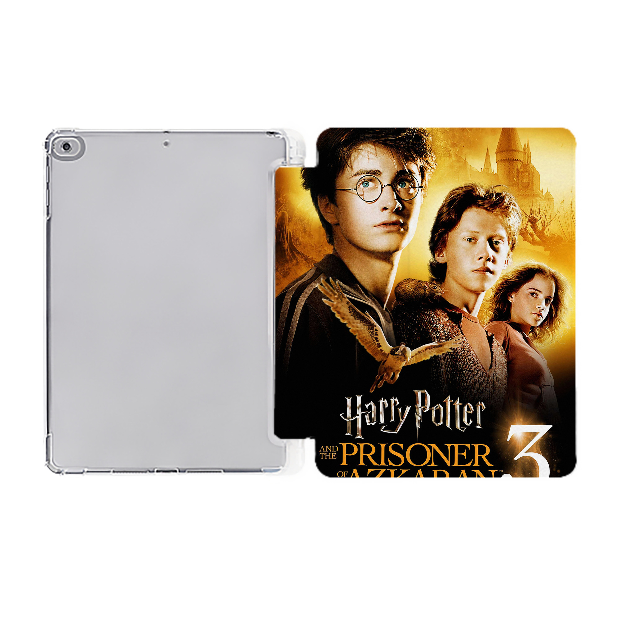 （画像用） Harry Potter ハリー・ポッターシリーズ IPad ケース ペン収納付き 三つ折りスタンド PUレザー×シリコン 対応機種9.5/10.5/10.9インチ